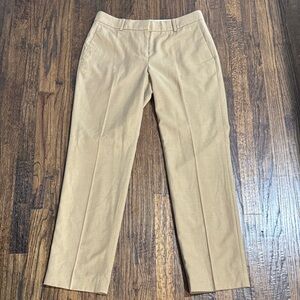 Ann Taylor Camel Straight Pant 6